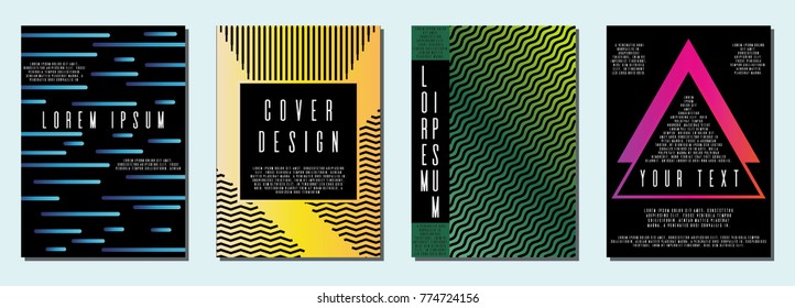 Hipster layout design for your business. Template in A4.  Can be used for poster, brochure, magazine, card, book, flyer, banner, anniversary
 Trendy corporate style.