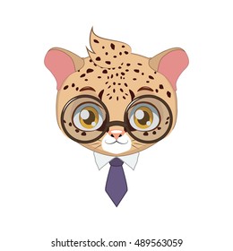 Hipster Leopard