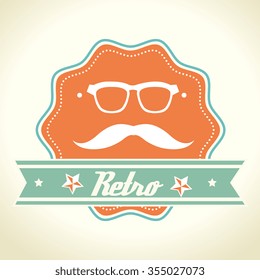 Hipster lifestyle and fashion accesories graphic design, vector illustration