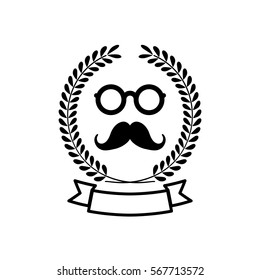 Hipster lifestyle symbol icon vector illustration graphic design