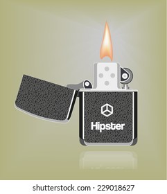 Hipster lighter