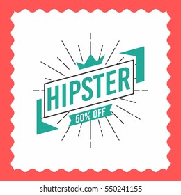 Hipster Logo Concept