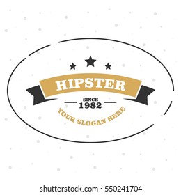 Hipster logo concept