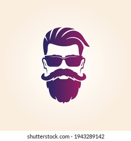 vector de diseño de icono de logotipo de Hipster 