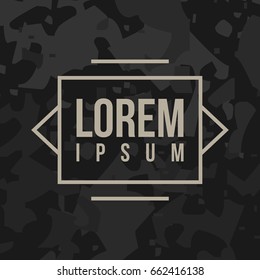 Hipster logo template