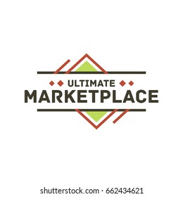 Hipster logo template