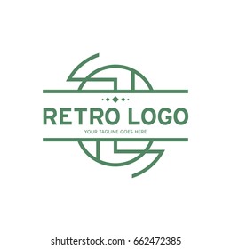 Hipster logo template