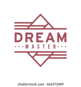Hipster logo template