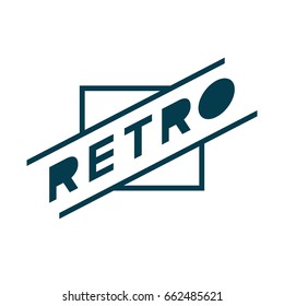 Hipster logo template