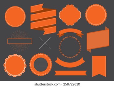 hipster logo template vector/illustration