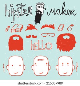 hipster maker. avatar creator 