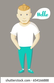 hipster man