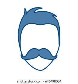 hipster man icon