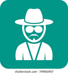 Hipster Man in Shades