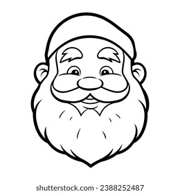 Hipster Man in Trendy Line Art Vector Illustration