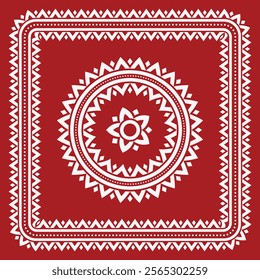 Hipster Mandala Ornaments A set of round, multicolored designs in ethnic style, ideal for Yoga studios, Henna artists, and adding a touch of bohemian flair to textiles, stationery, and digital artwork