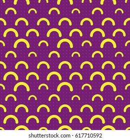 Hipster Memphis Style Geometric Pattern.