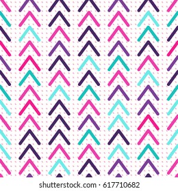 Hipster Memphis Style Geometric Pattern.