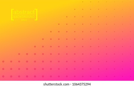 Hipster modern geometric abstract background. Bright gradient, pink and yellow color, texture. Cover template, business presentation.