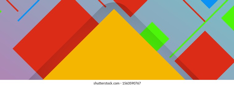 Hipster modern geometric abstract background. Bright multicolor banner with stripes stripes, and geometric figures, textured background. Business template, holidays concept. Vector EPS 10