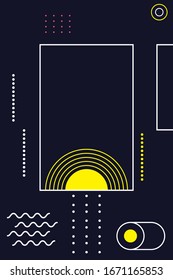 Fondo abstracto geométrico moderno Hipster. Pasos10