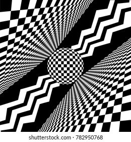 Hipster modern geometric abstract background. Business black-and-white template. For  covers of notebooks and cards