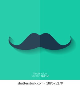 Hipster moustache icon