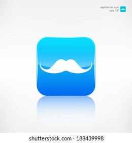 Hipster mustaches icon