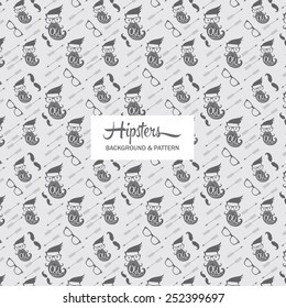 hipster pattern and background textured.