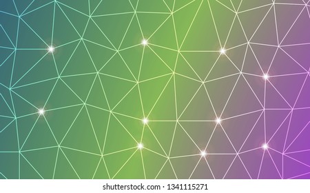 Hipster pattern with polygonal elements. Decorative design for your idea. Vector illustration. Creative gradient color