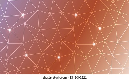 Hipster pattern with polygonal elements. Decorative design for your idea. Vector illustration. Creative gradient color