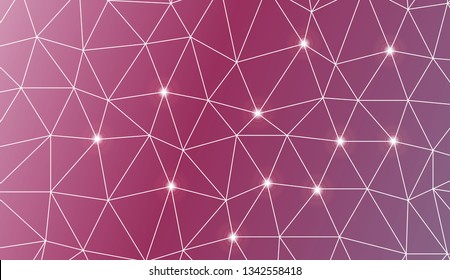 Hipster pattern with polygonal elements. Decorative design for your idea. Vector illustration. Creative gradient color