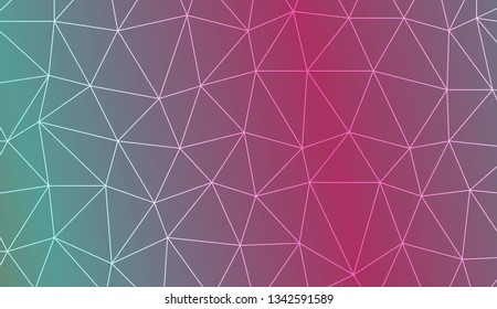 Hipster pattern with polygonal elements. Decorative design for your idea. Vector illustration. Creative gradient color