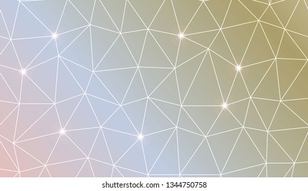 Hipster pattern with polygonal elements. Decorative design for your idea. Vector illustration. Creative gradient color