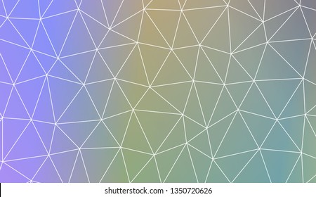 Hipster pattern with polygonal elements. For modern interior design, fashion print. Vector illustration. Blurred Background, Smooth Gradient Texture Color