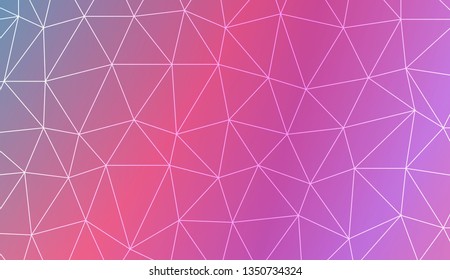 Hipster pattern with polygonal elements. For modern interior design, fashion print. Vector illustration. Abstract Gradient Soft Colorful Background