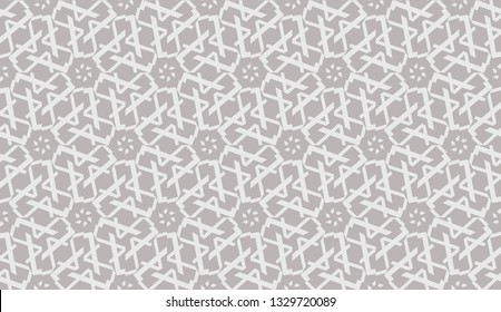 Hipster pattern with polygonal elements. Triangles style. Vector illustration. Light grey, brown color. Background for your business project. Advert, template screen. Seamless.