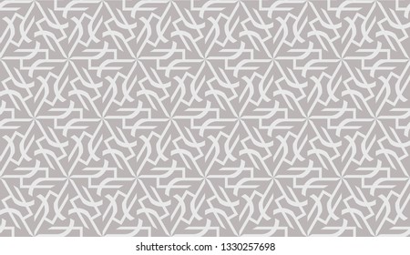 Hipster pattern with polygonal elements. Triangles style. Vector illustration. Light grey, brown color. Background for your business project. Advert, template screen. Seamless.