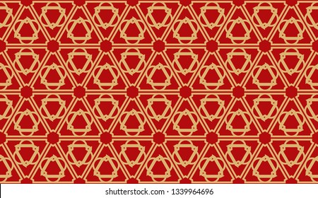 Hipster pattern with polygonal elements. Triangles style. Vector Seamless illustration. Background for your business project. Advert, template screen