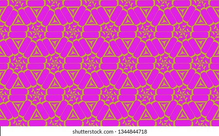Hipster pattern with polygonal elements. Triangles style. Vector Seamless illustration. Background for your business project. Advert, template screen