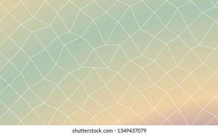 Hipster pattern with polygonal mesh elements. Texture for your design. Vector illustration. Creative gradient color