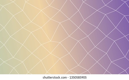 Hipster pattern with polygonal mesh elements. Texture for your design. Vector illustration. Creative gradient color