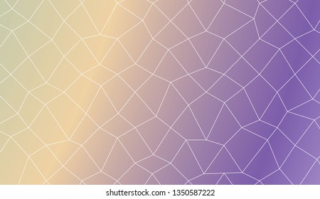 Hipster pattern with polygonal mesh elements. Texture for your design. Vector illustration. Creative gradient color