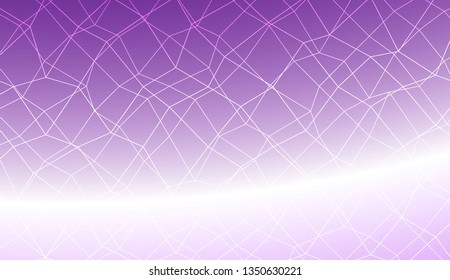 Hipster pattern with polygonal mesh elements. For modern interior design, fashion print. Vector illustration. Creative gradient color