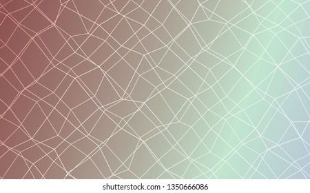 Hipster pattern with polygonal mesh elements. Texture for your design. Vector illustration. Creative gradient color