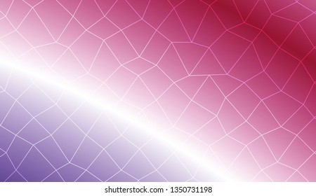Hipster pattern with polygonal mesh elements. For modern interior design, fashion print. Vector illustration. Creative gradient color