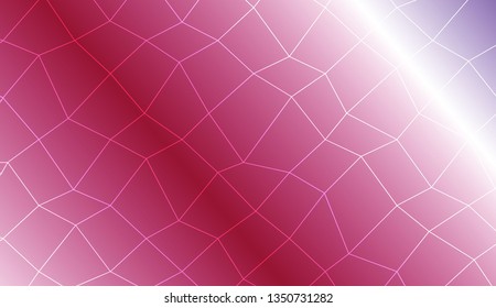 Hipster pattern with polygonal mesh elements. For modern interior design, fashion print. Vector illustration. Creative gradient color