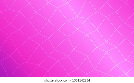Hipster pattern with polygonal mesh elements. For modern interior design, fashion print. Vector illustration. Creative gradient color
