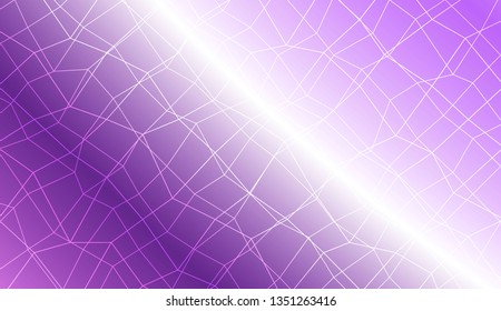 Hipster pattern with polygonal mesh elements. For modern interior design, fashion print. Vector illustration. Creative gradient color