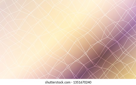Hipster pattern with polygonal mesh elements. For modern interior design, fashion print. Vector illustration. Creative gradient color